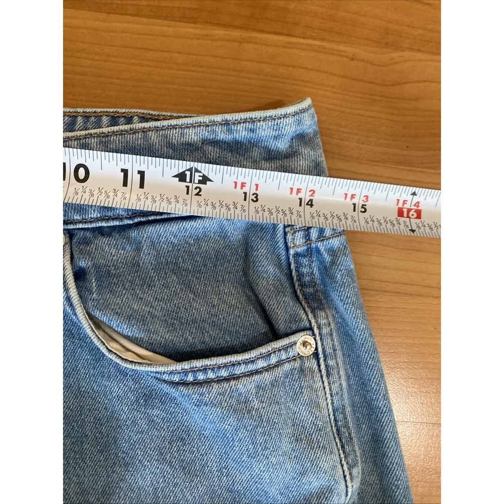 Veronica Beard Jeans Dylan Straight Leg Ankle High Rise Crop Distressed Size 28 - Picture 6 of 10